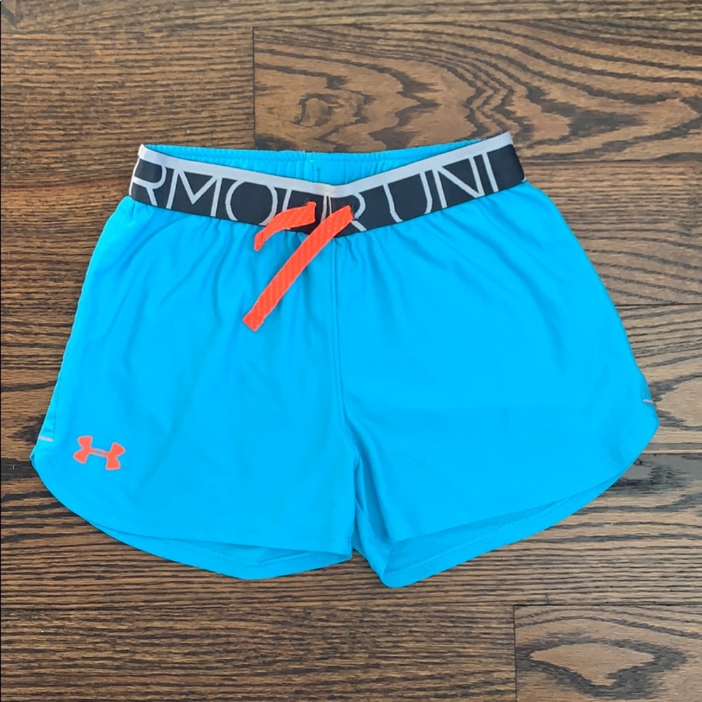 Girls Blue Under Armour Shorts